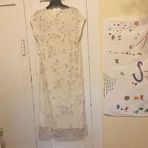 Zara beaded midi dress limited edition